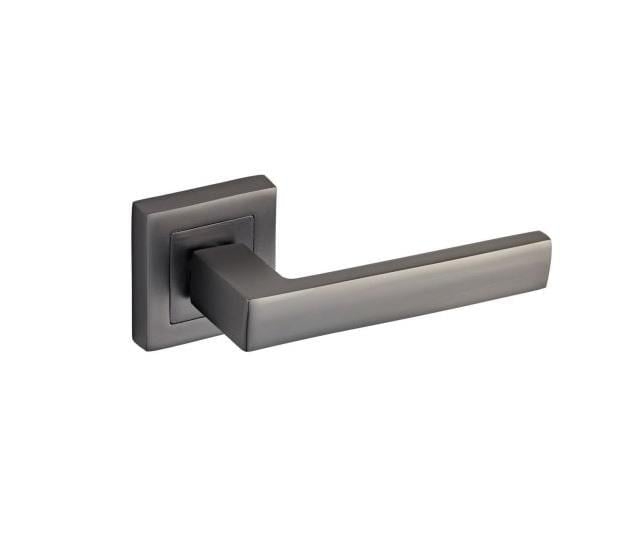 Poignée de porte Riva avec rosace, anthracite